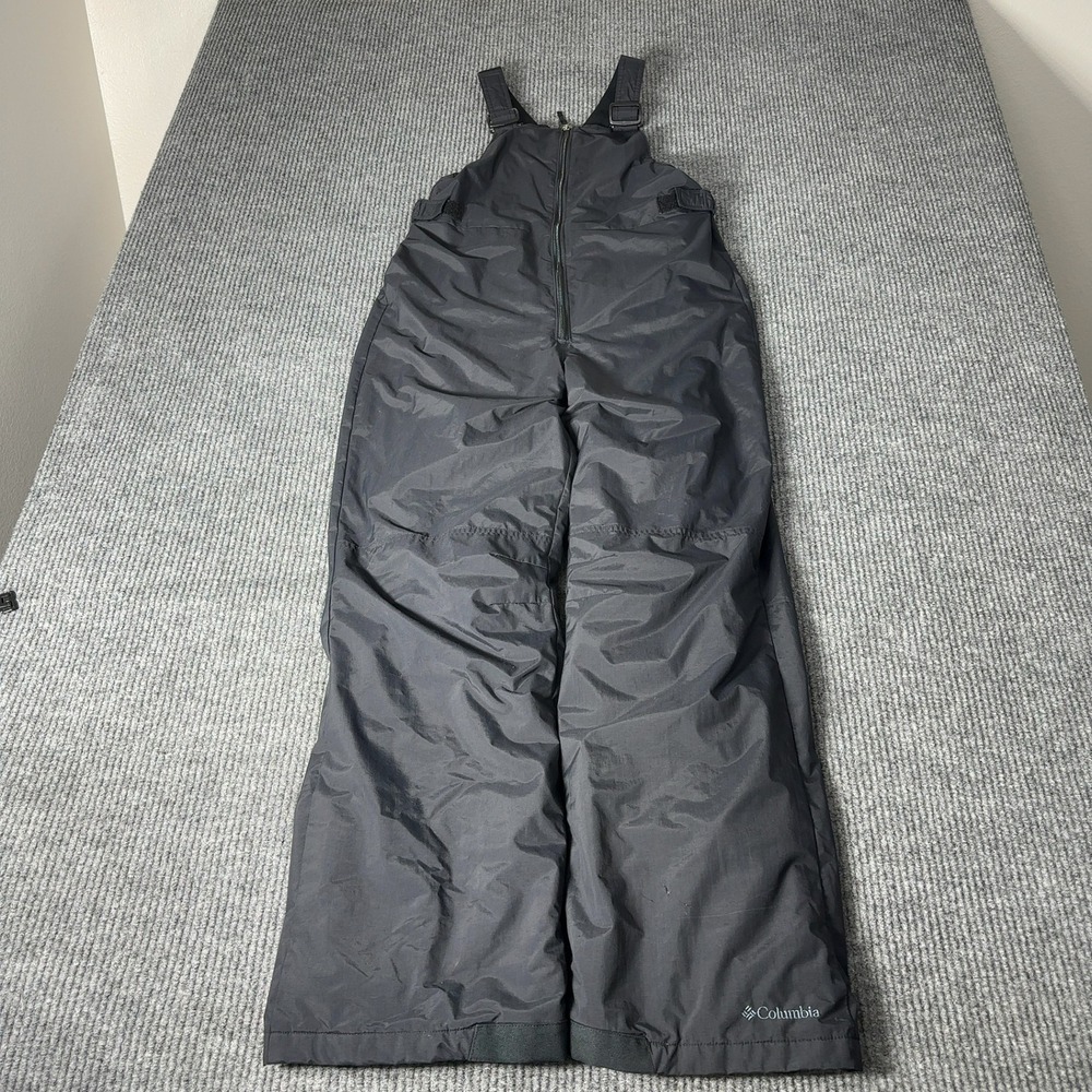 Columbia Snow Bibs Youth‎ XL Black Insulated Ski Overalls Winter Pants